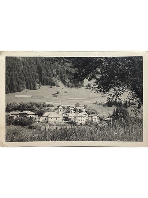 Seytroux (Haute-Savoie) – Vue du village et de l'église – CPSM