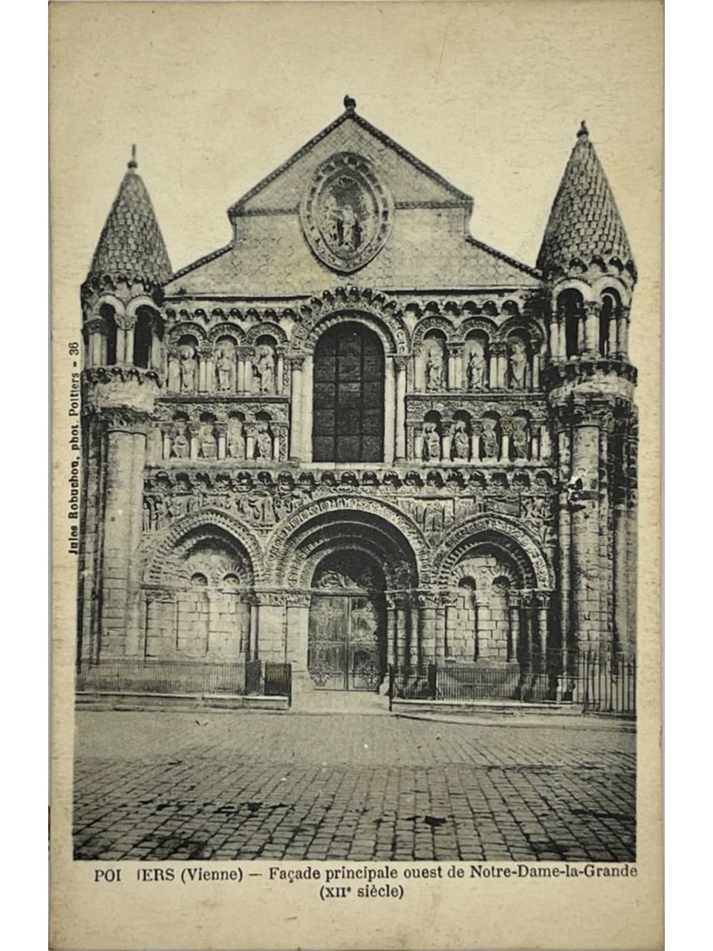 Recto de la carte postale