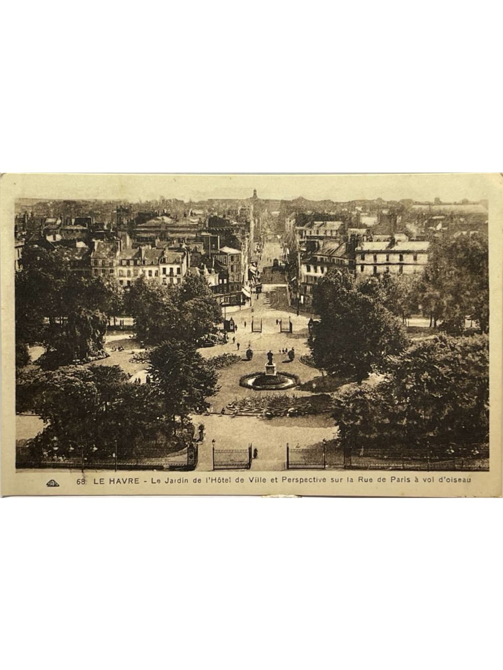 Recto de la carte postale