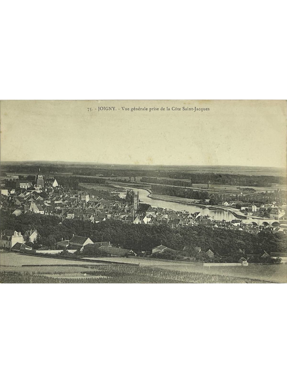 Recto de la carte postale