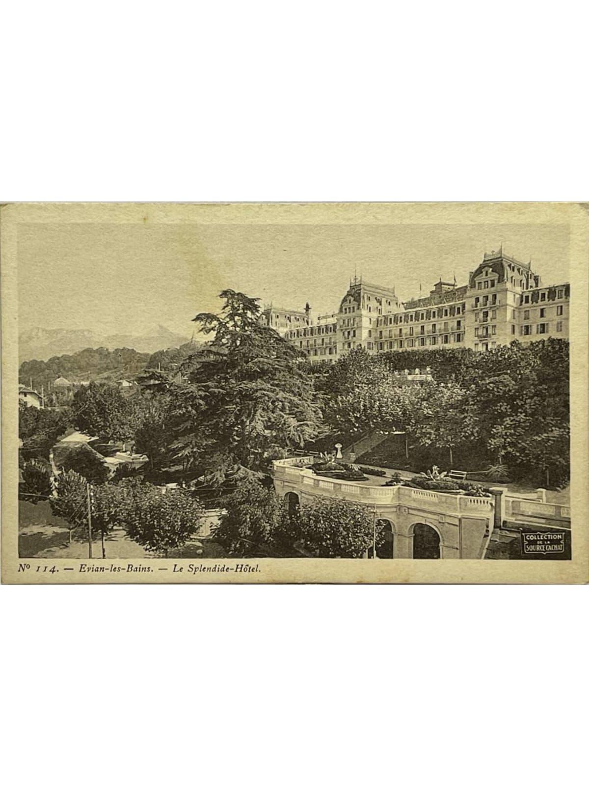Recto de la carte postale