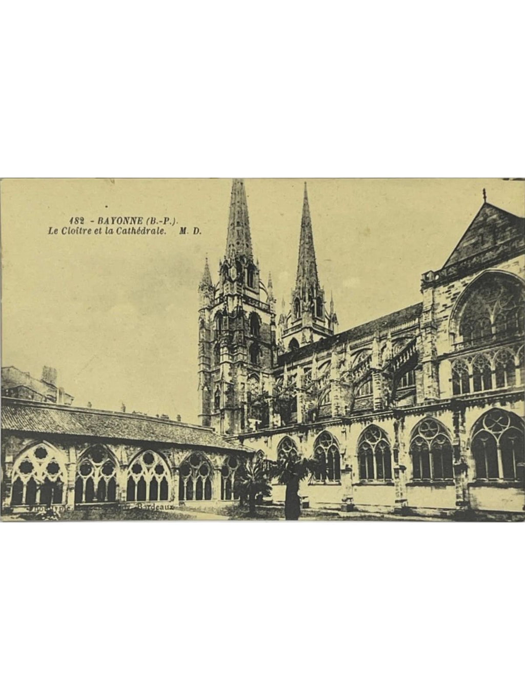 Recto de la carte postale