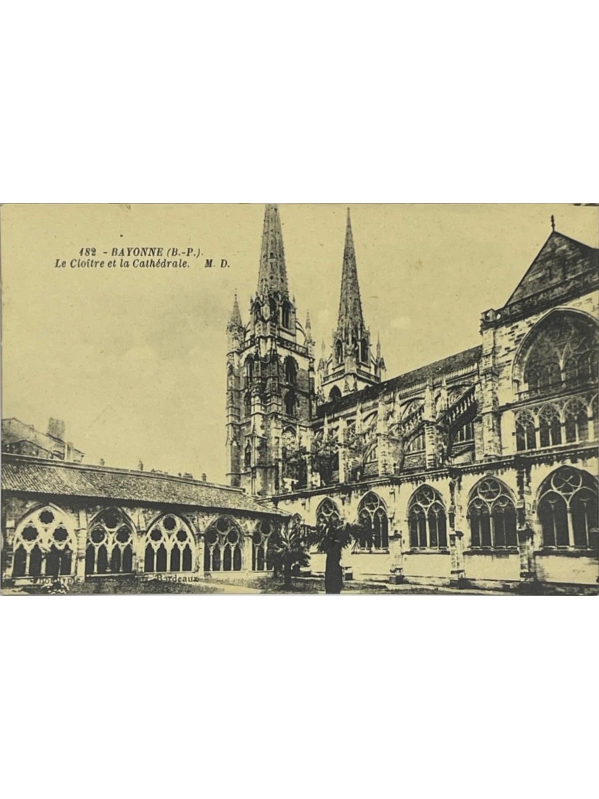 Recto de la carte postale