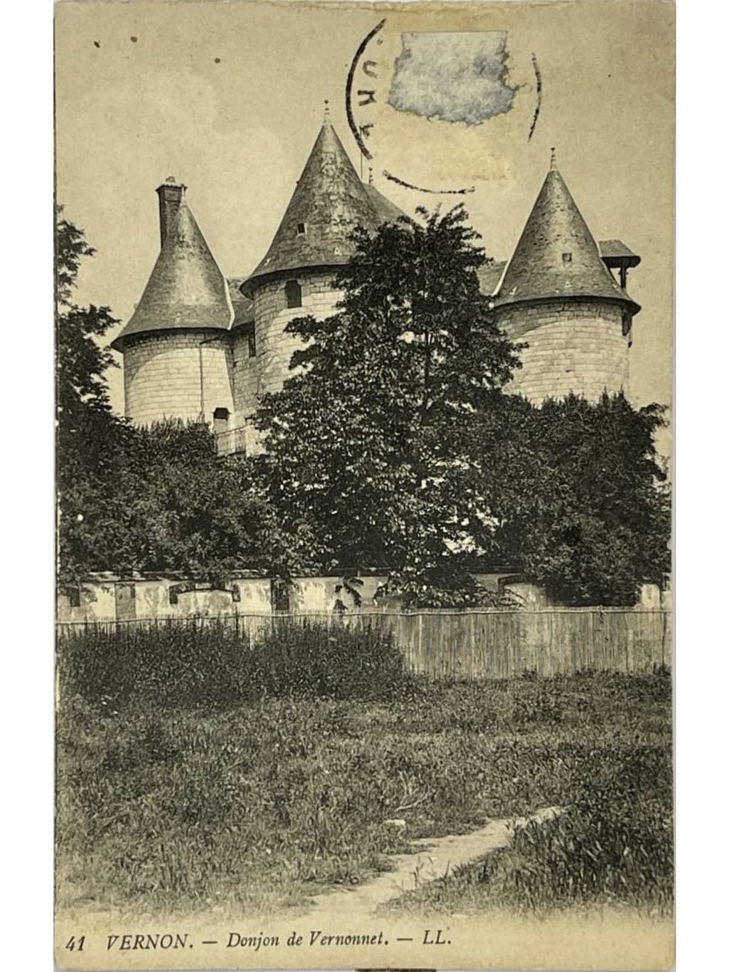 Recto de la carte postale
