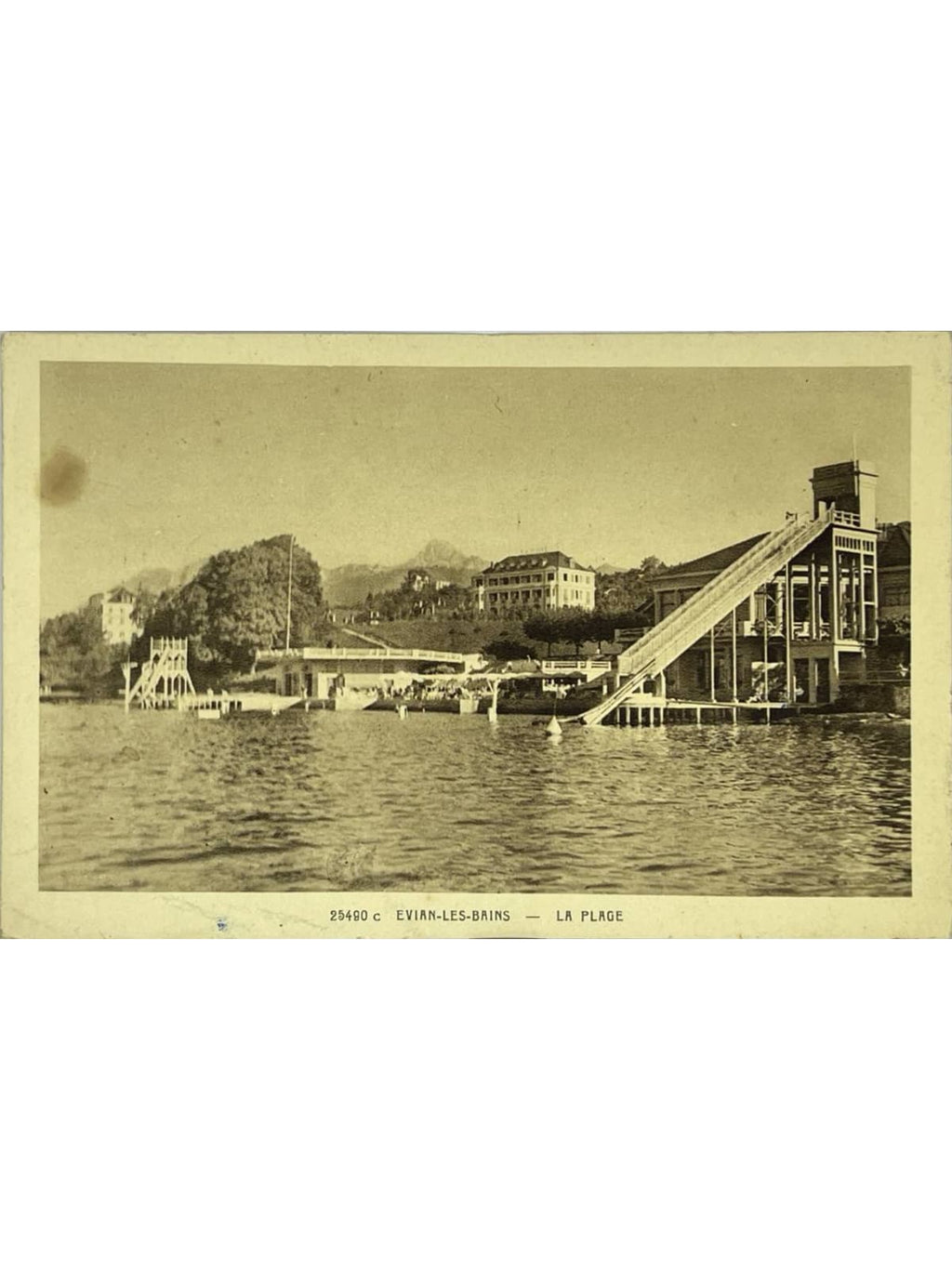 Recto de la carte postale
