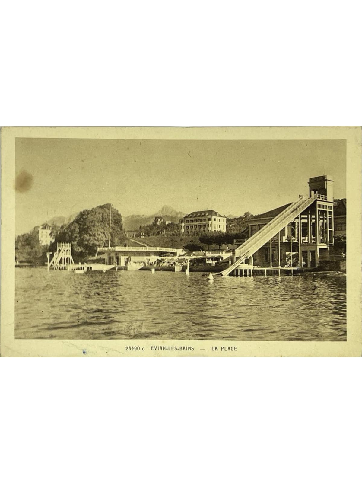 Recto de la carte postale