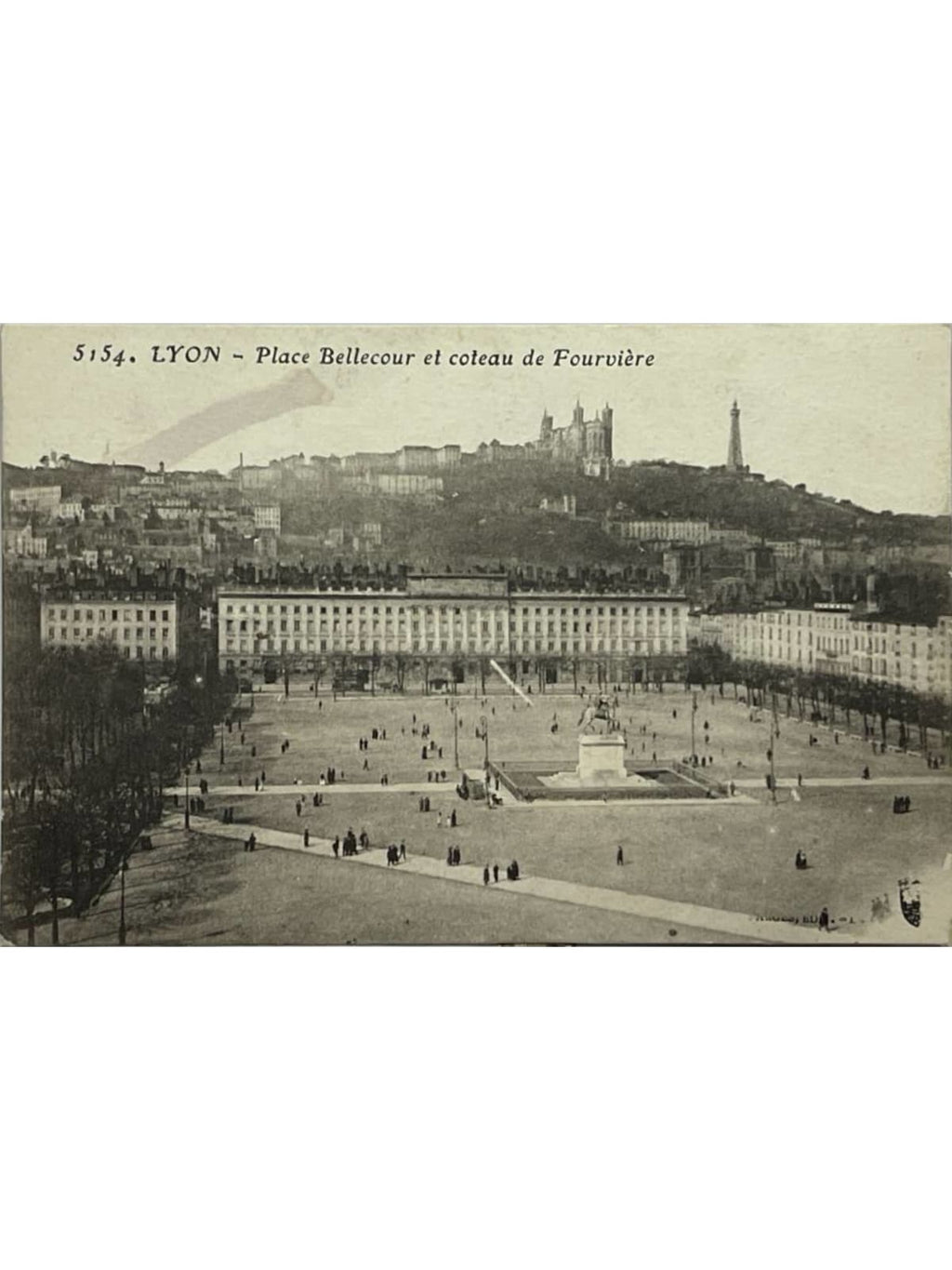 Recto de la carte postale