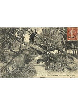 Les Bords de la Marne – Vue artistique – E. Malcuit – CPA n° 576
