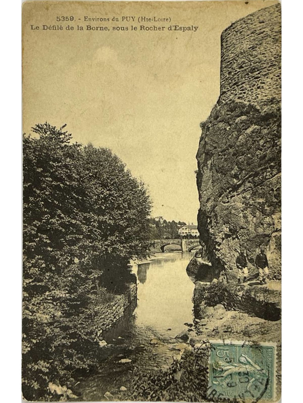 Recto de la carte postale