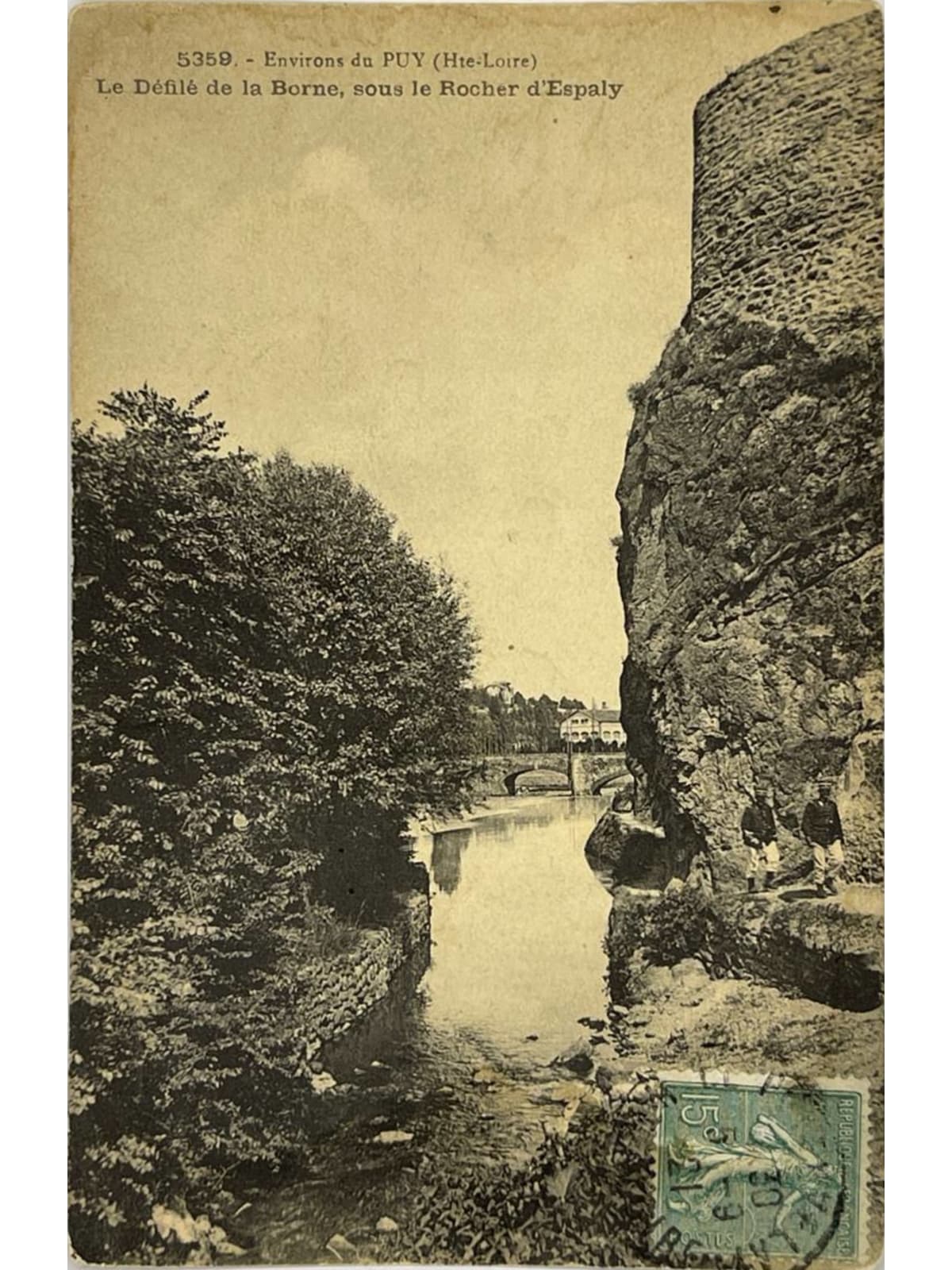 Recto de la carte postale