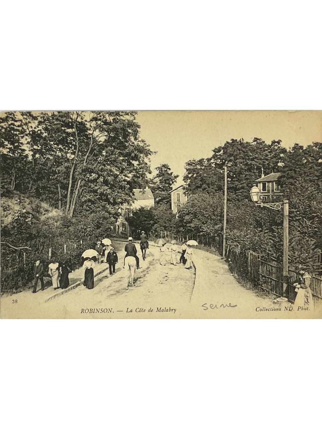 Recto de la carte postale