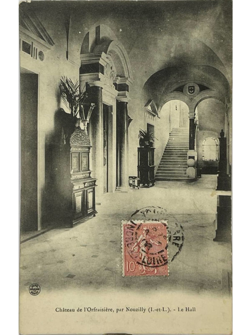 Recto de la carte postale