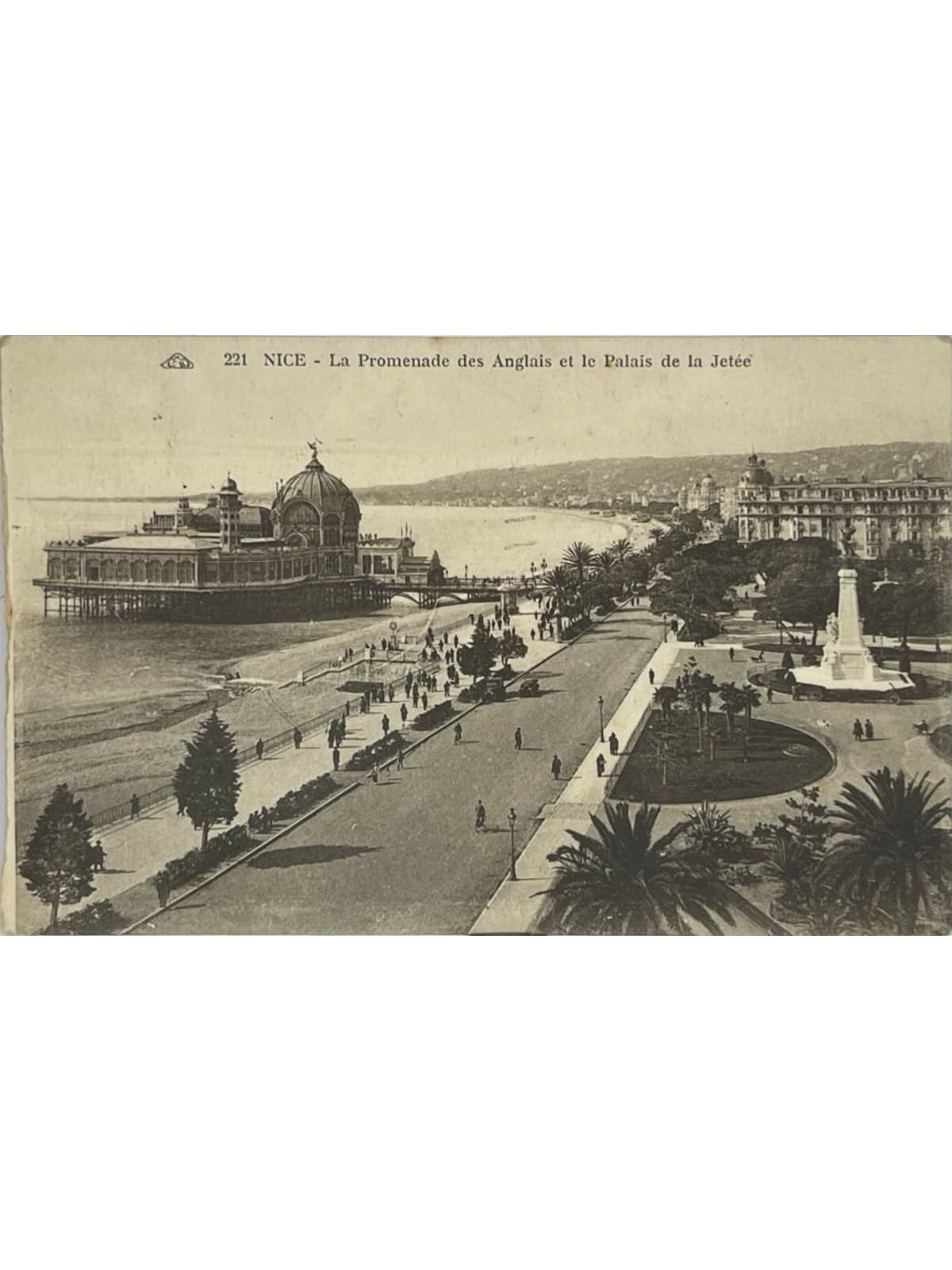 Recto de la carte postale