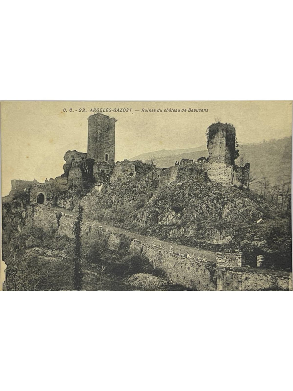 Recto de la carte postale