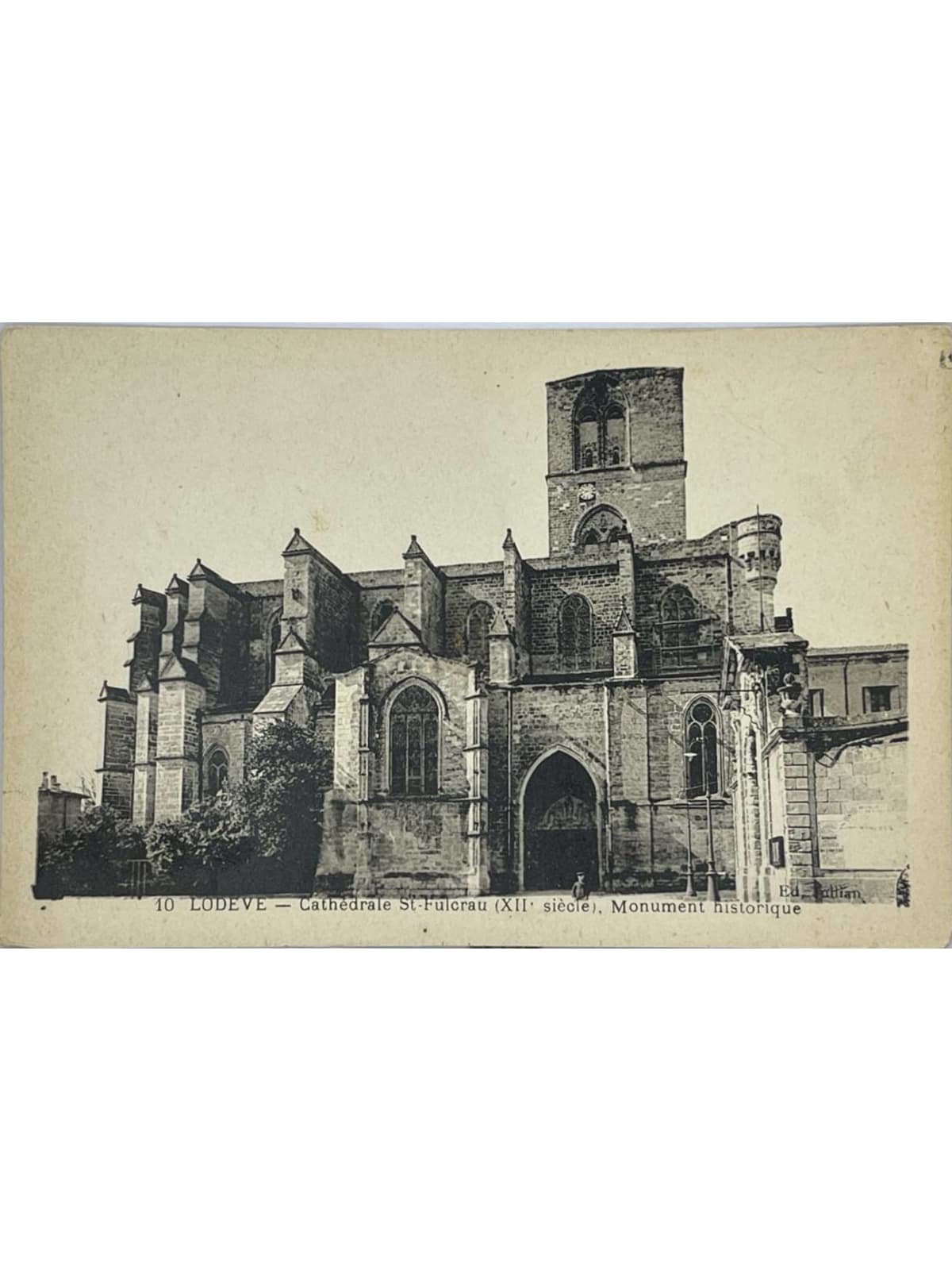 Recto de la carte postale