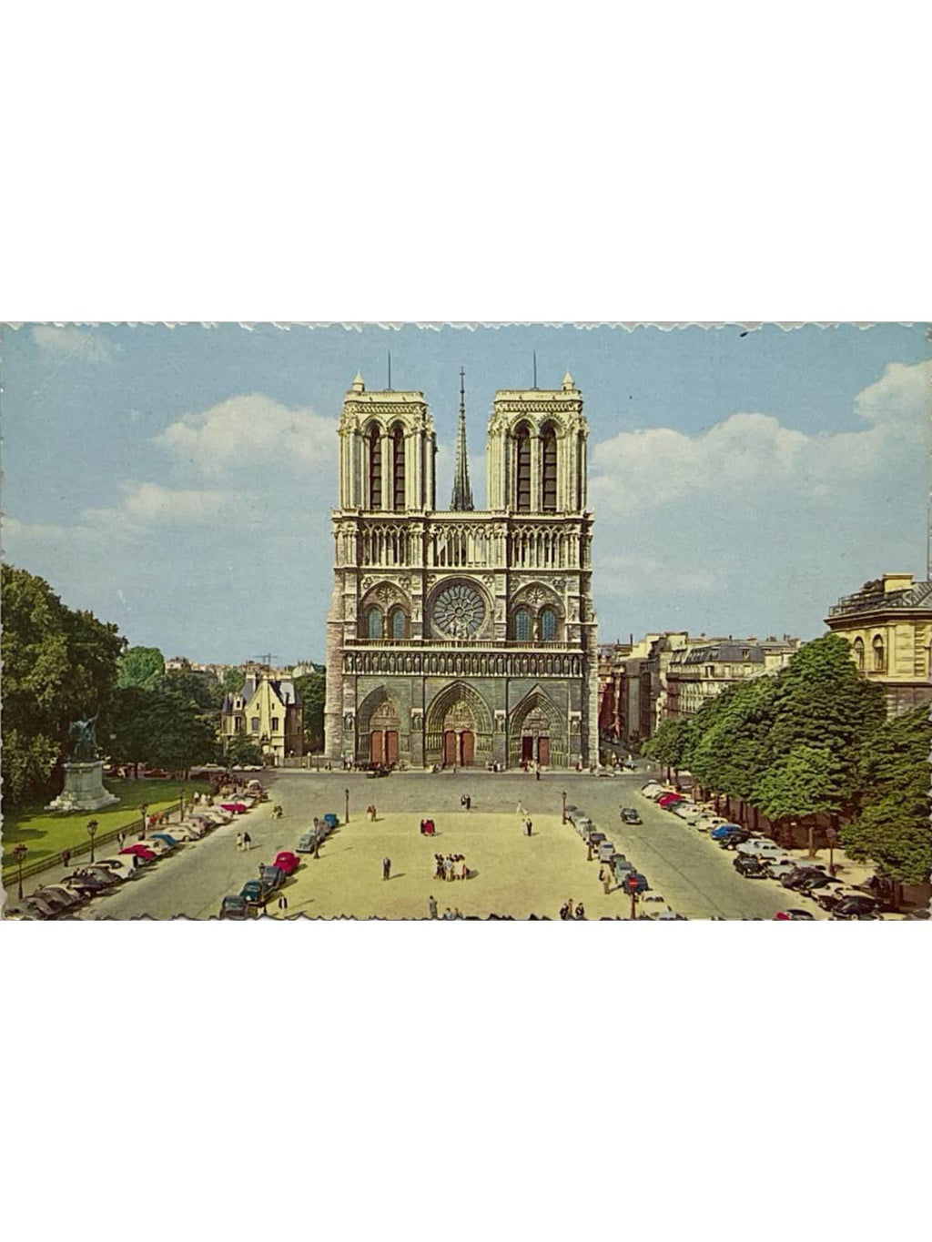 Recto de la carte postale