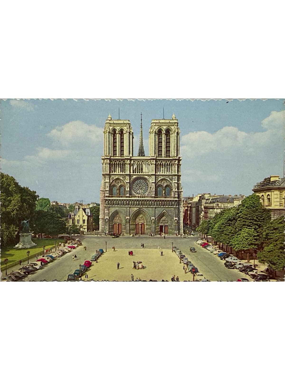 Recto de la carte postale