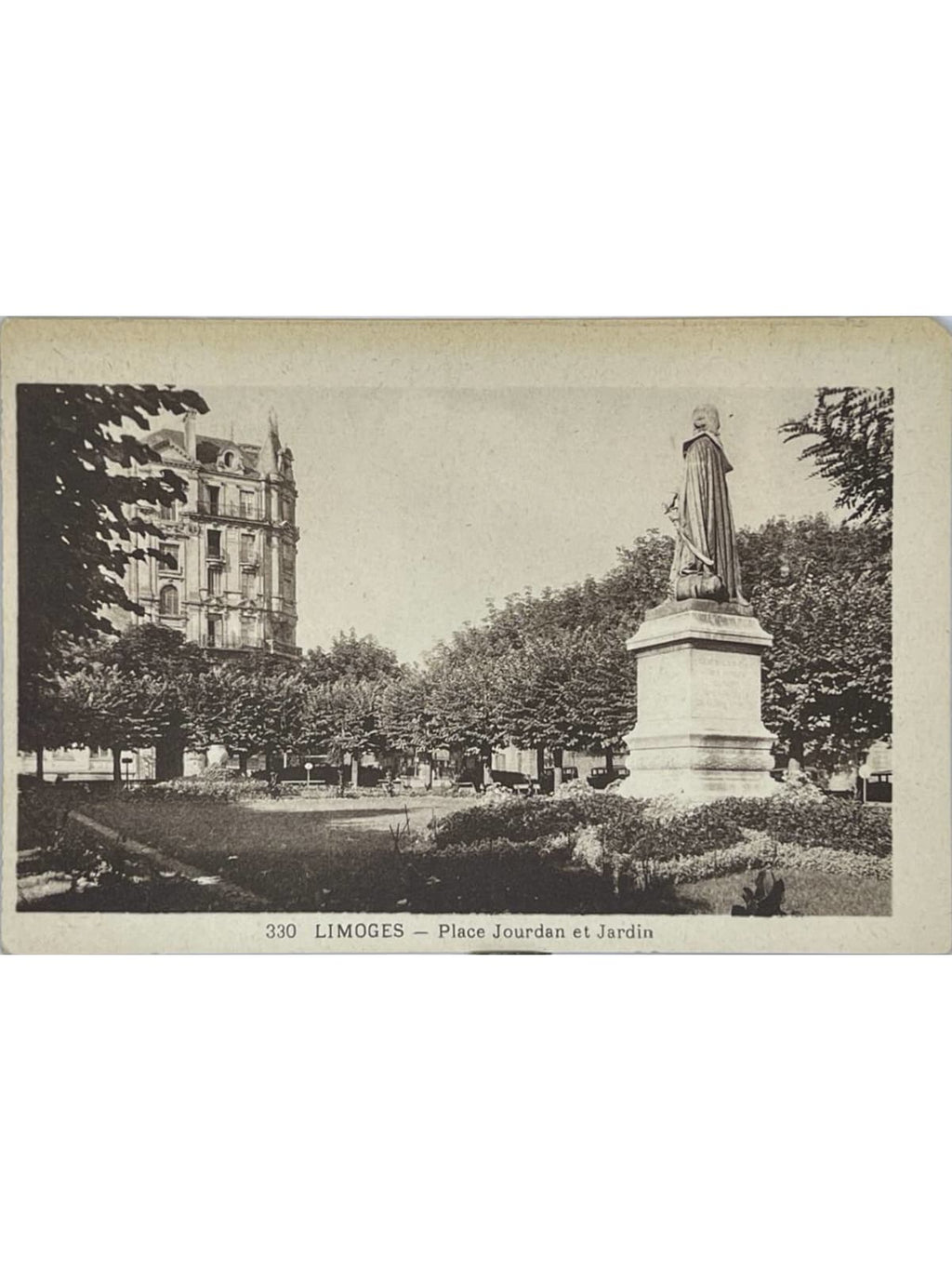 Recto de la carte postale