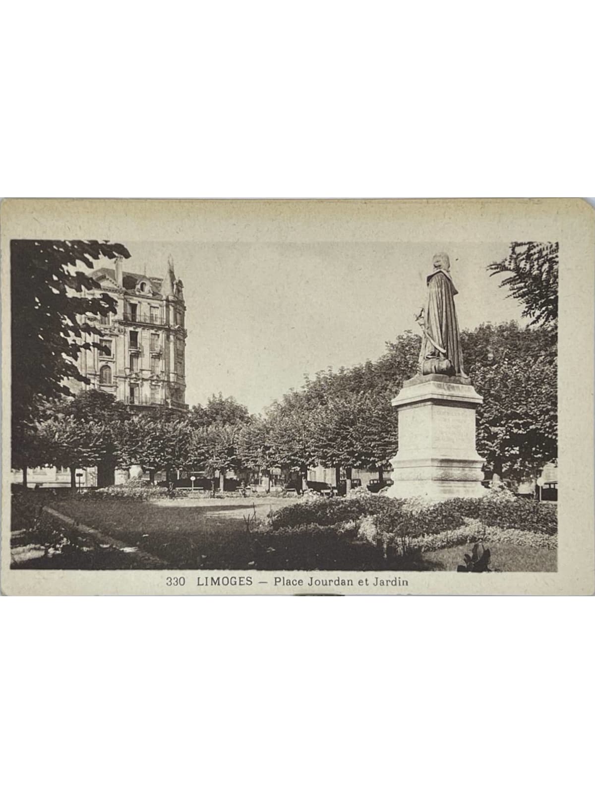 Recto de la carte postale