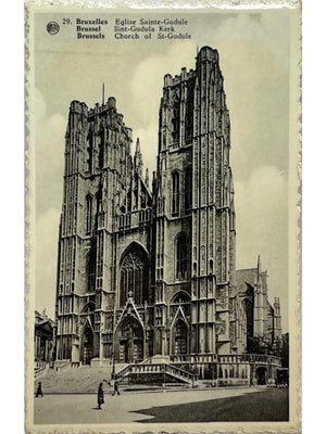 Bruxelles – Église Sainte-Gudule – Carte postale ancienne n° 29