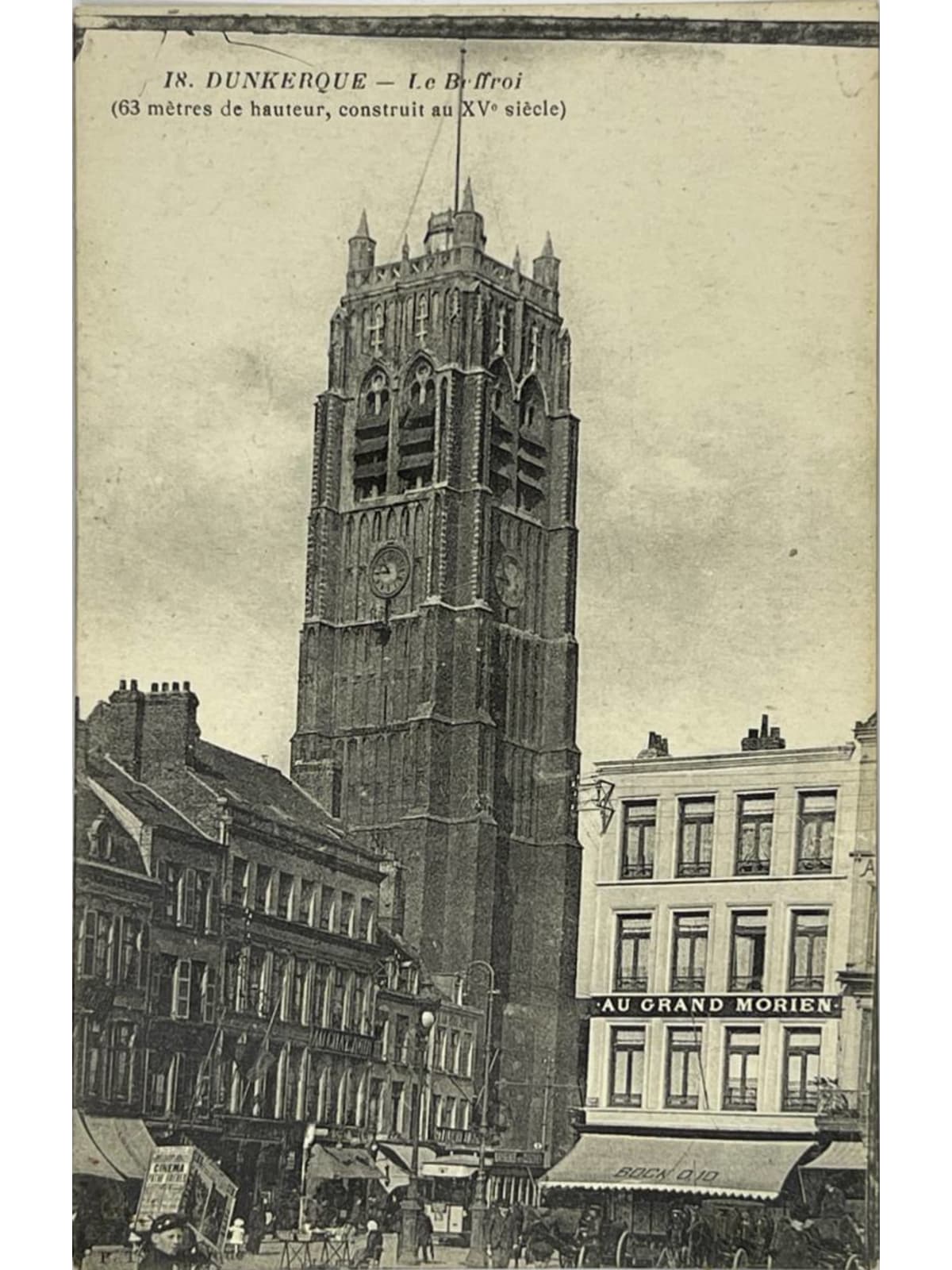 Recto de la carte postale