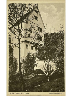 Rothenburg ob der Tauber – Topplerschlösschen – CPA ancienne