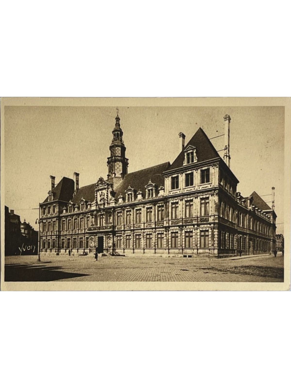 Recto de la carte postale