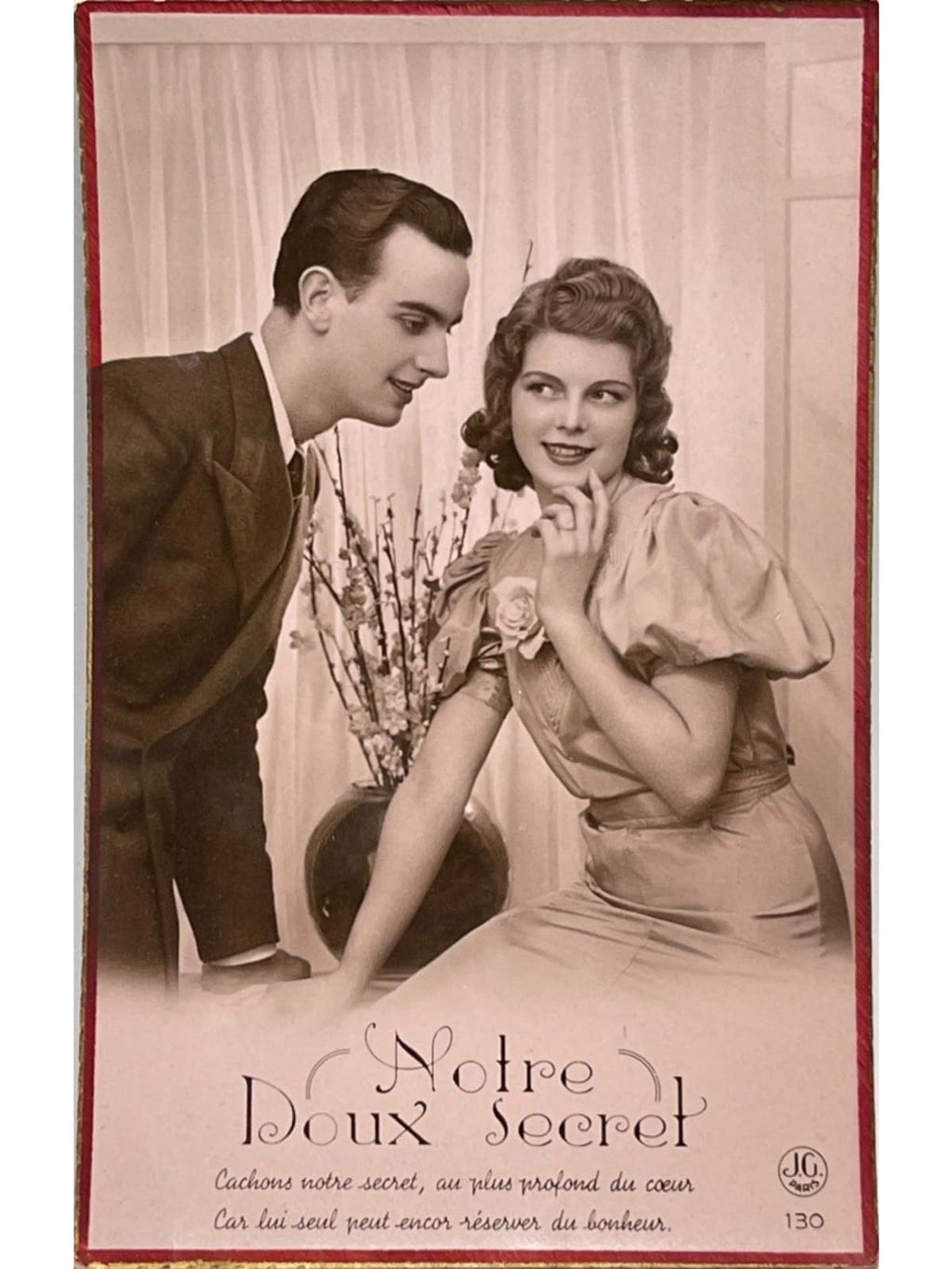 Recto de la carte postale