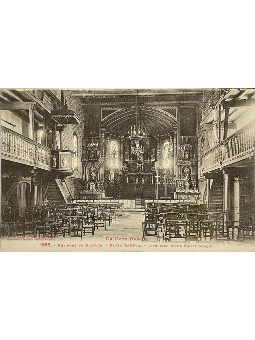 Recto de la carte postale