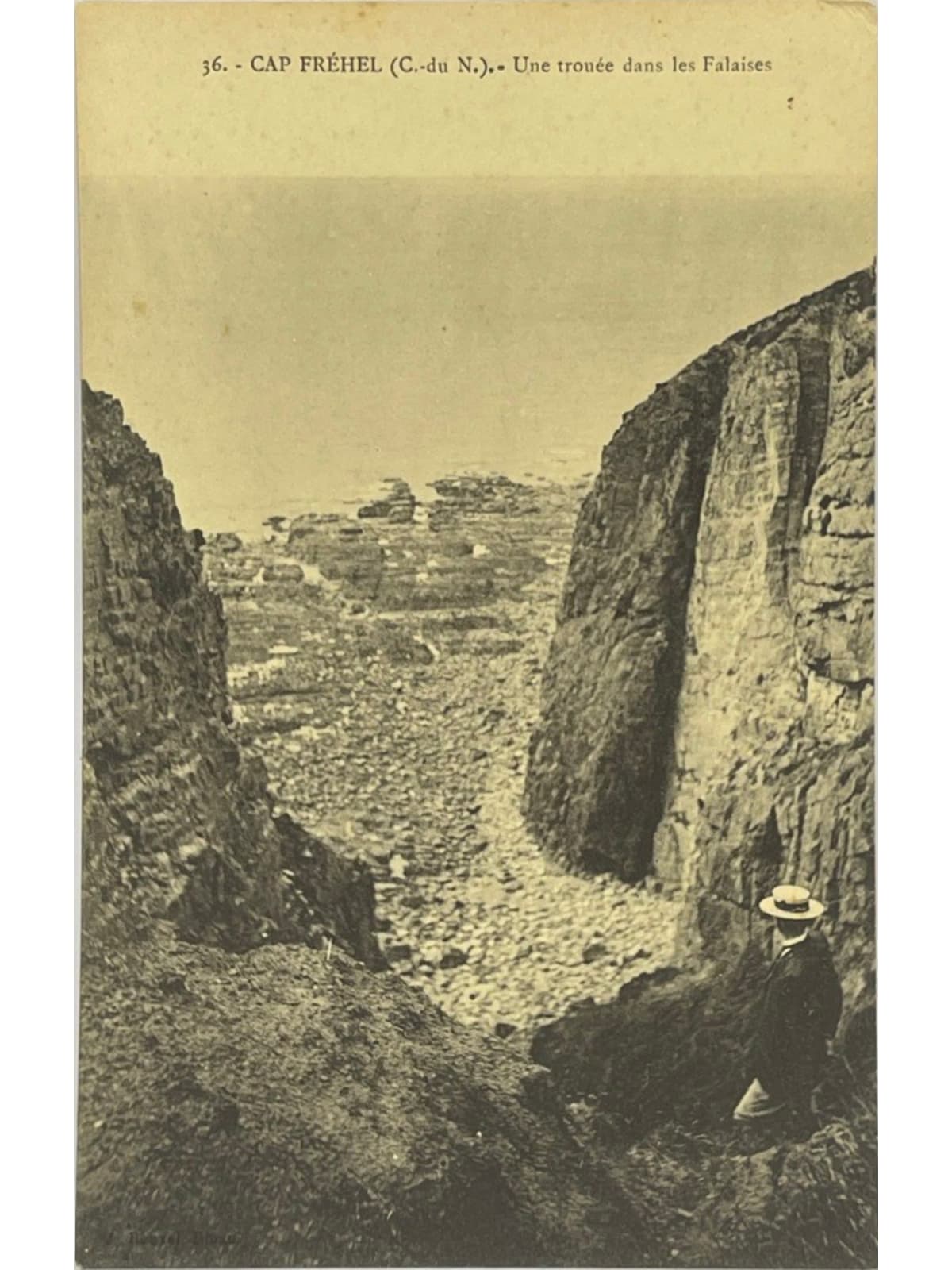 Recto de la carte postale