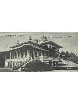 Arcachon – Le Casino Mauresque – Publicité Chocolat-Vinay – CPA