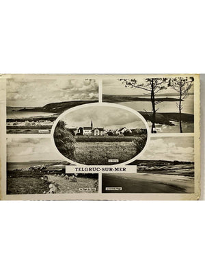 Carte postale – Telgruc-sur-Mer – Le bourg et les plages – Carte multivues 1960