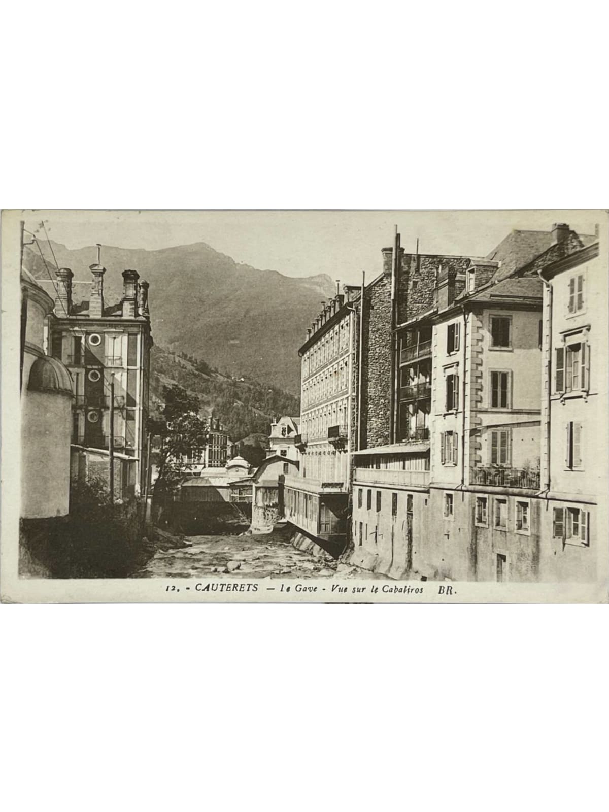 Recto de la carte postale