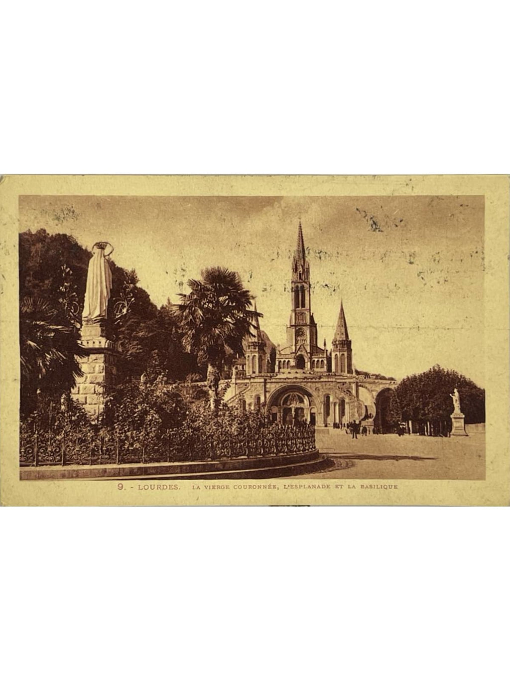 Recto de la carte postale