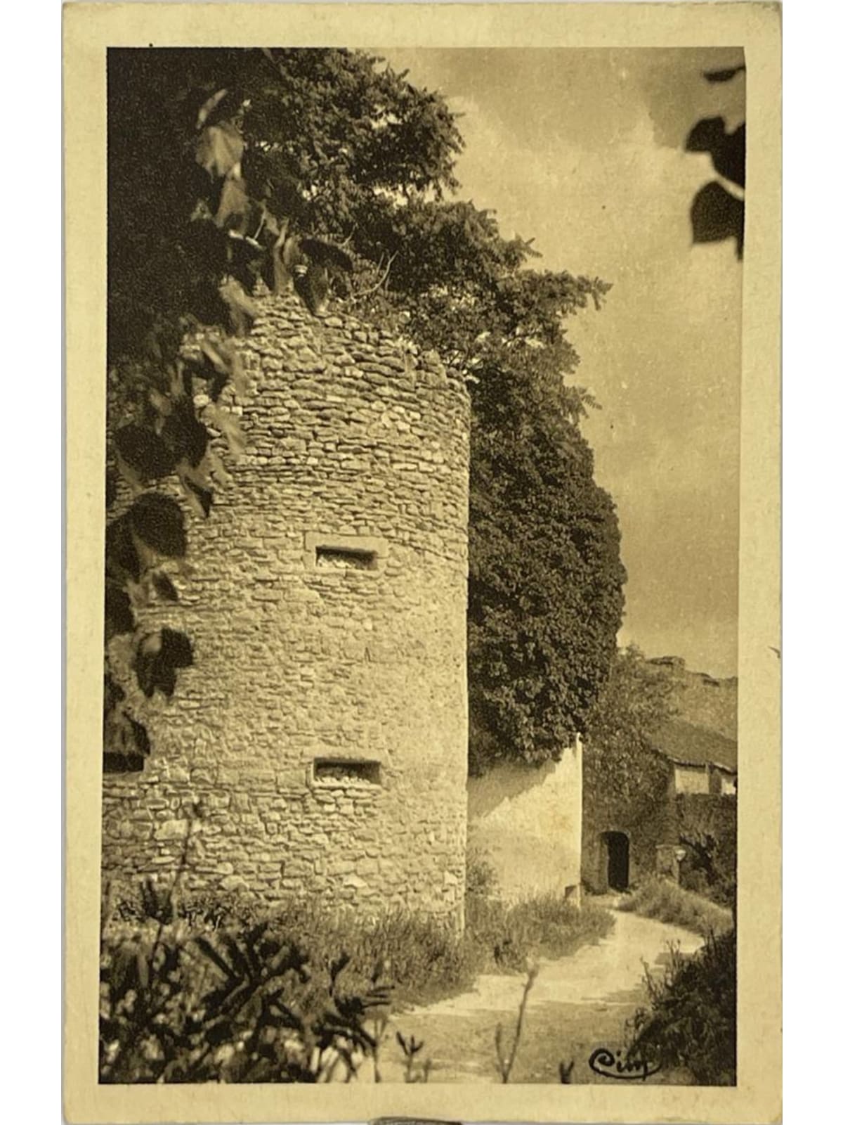 Recto de la carte postale