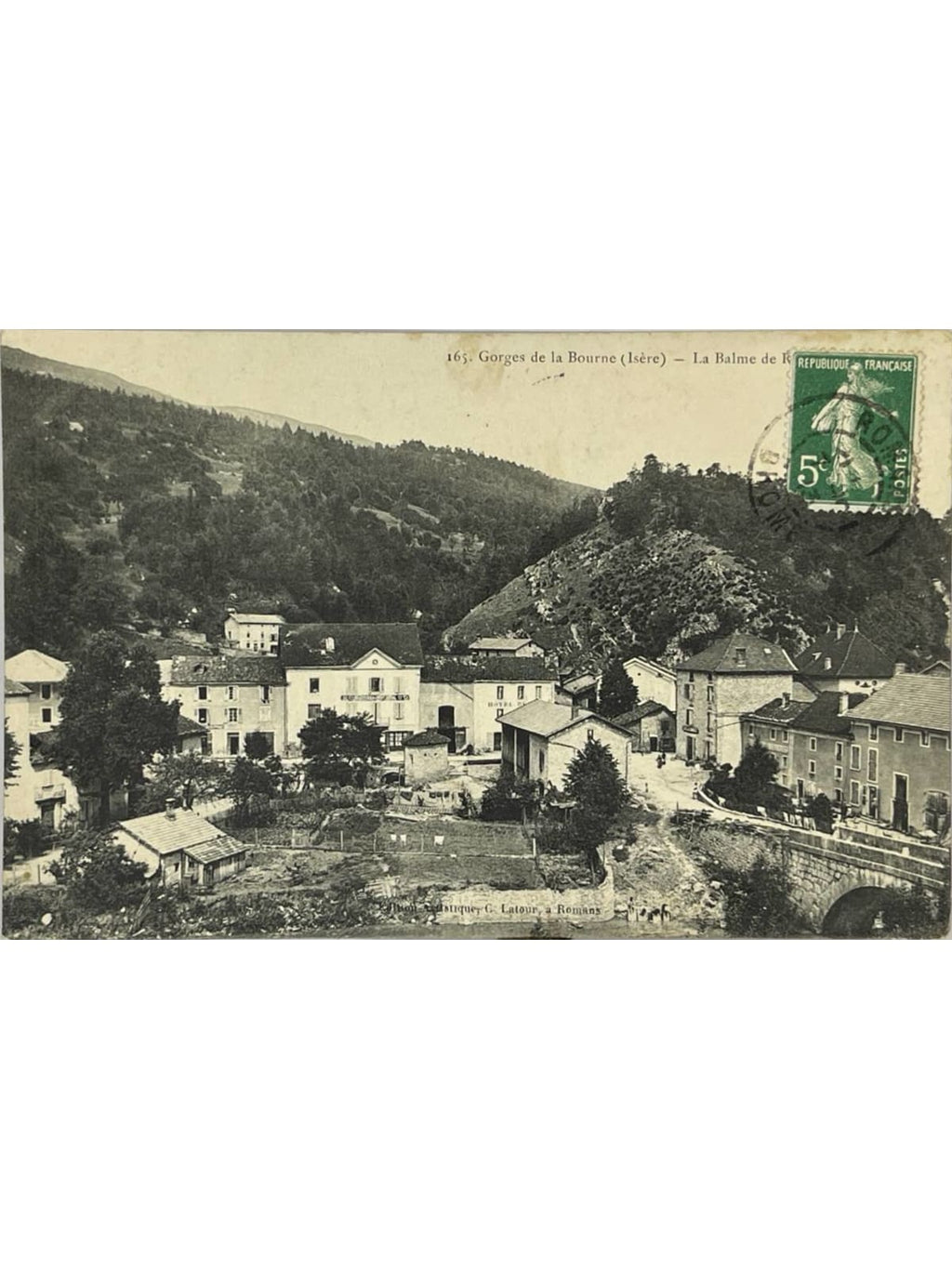 Recto de la carte postale