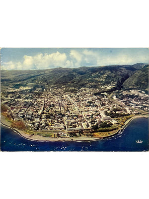 Carte postale – La Réunion – Saint-Denis, vue aérienne du littoral – n° 7211