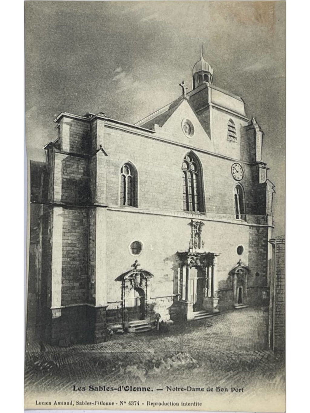 Recto de la carte postale