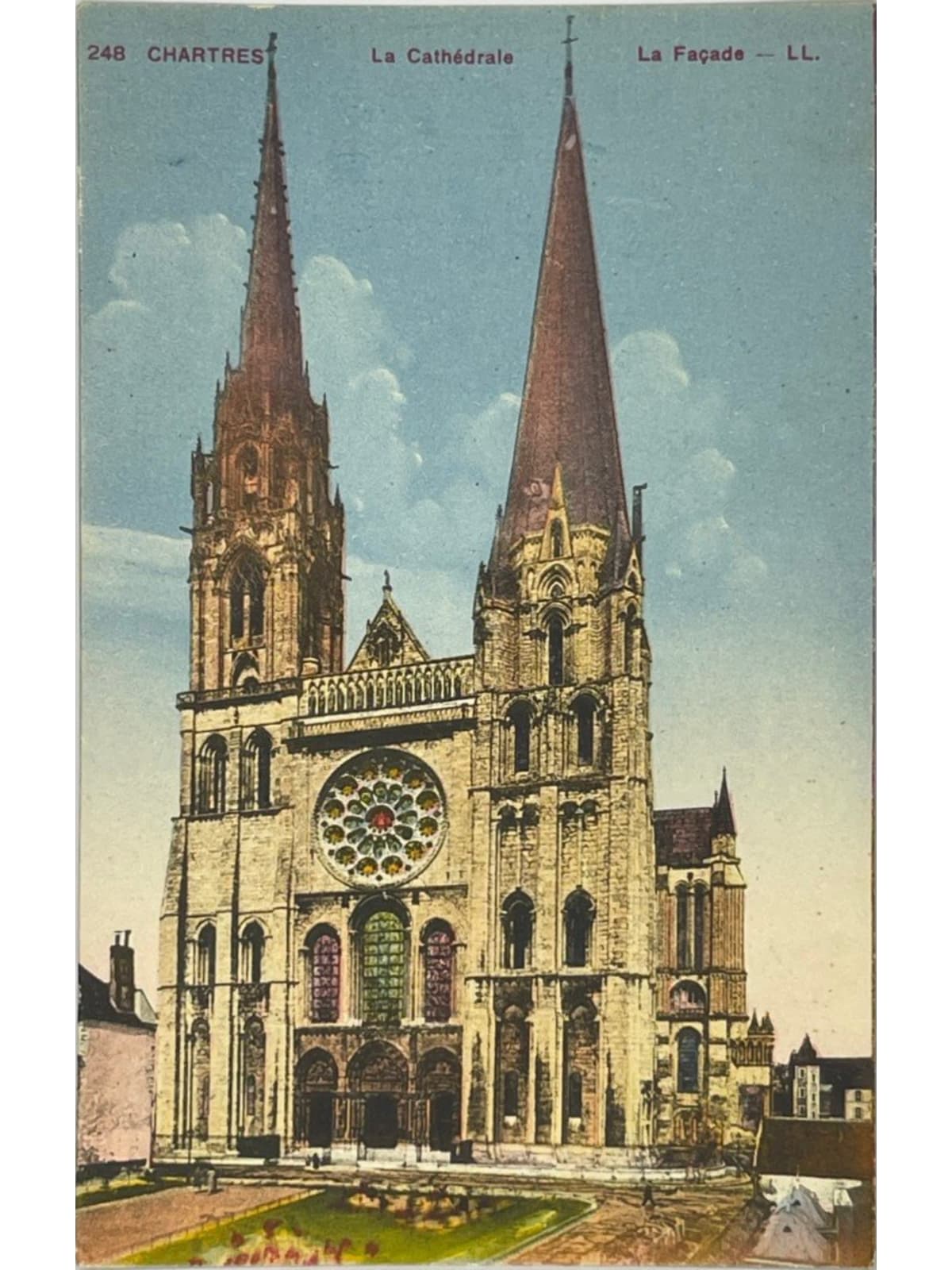 Recto de la carte postale