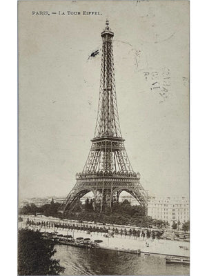 Paris – La Tour Eiffel – CPA circulée en 1917