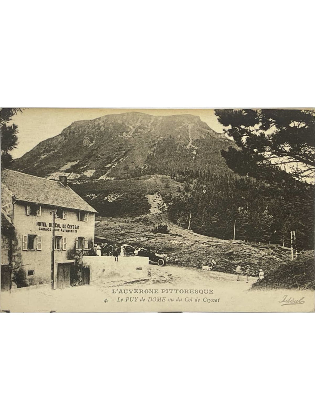 Recto de la carte postale