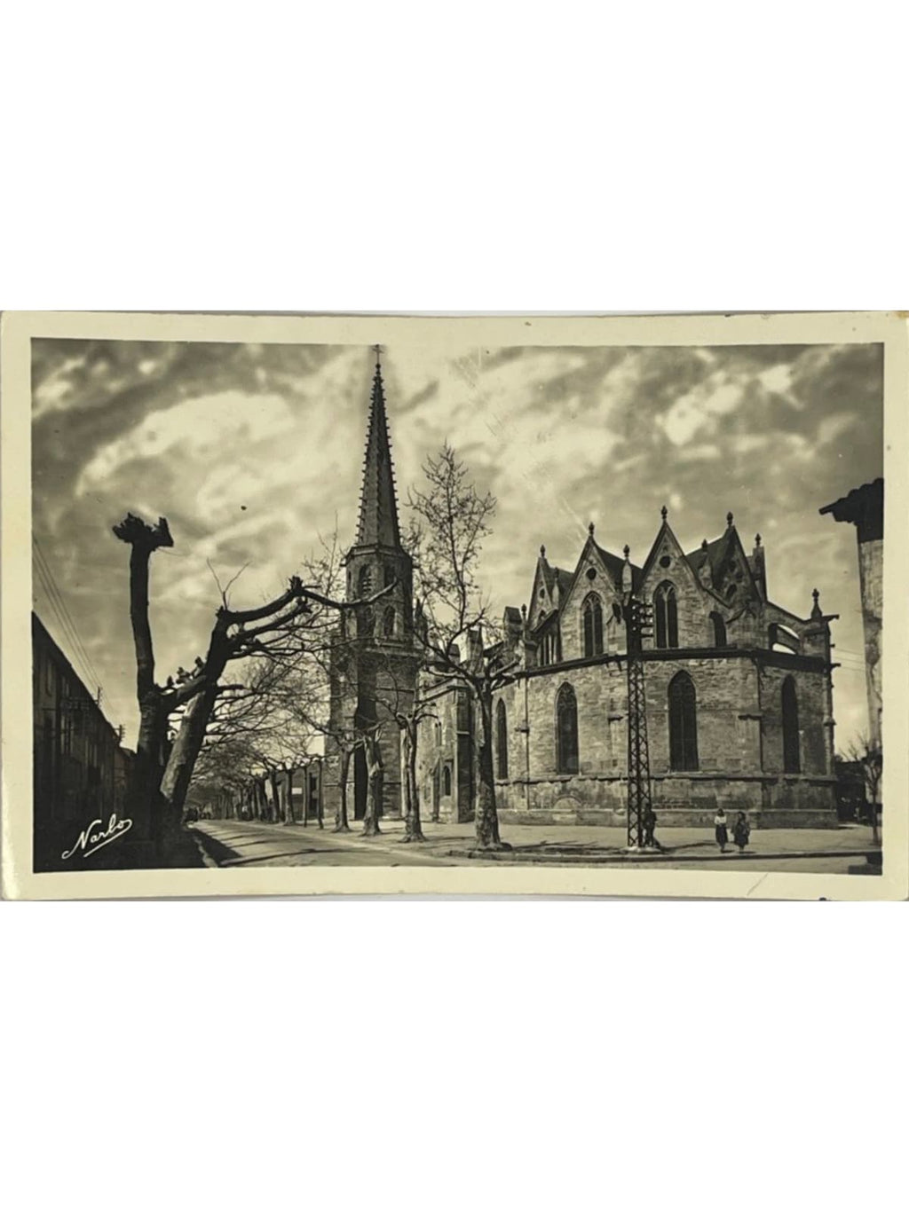 Recto de la carte postale