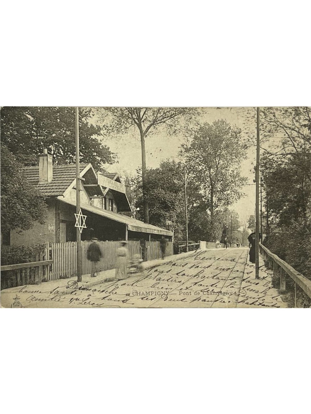 Recto de la carte postale