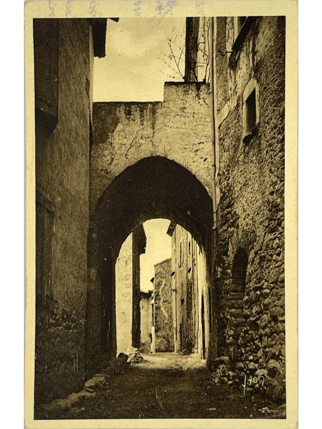 Recto de la carte postale