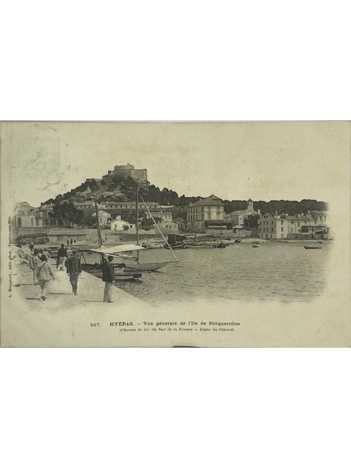 Recto de la carte postale