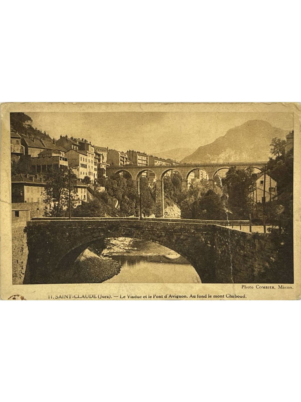 Recto de la carte postale