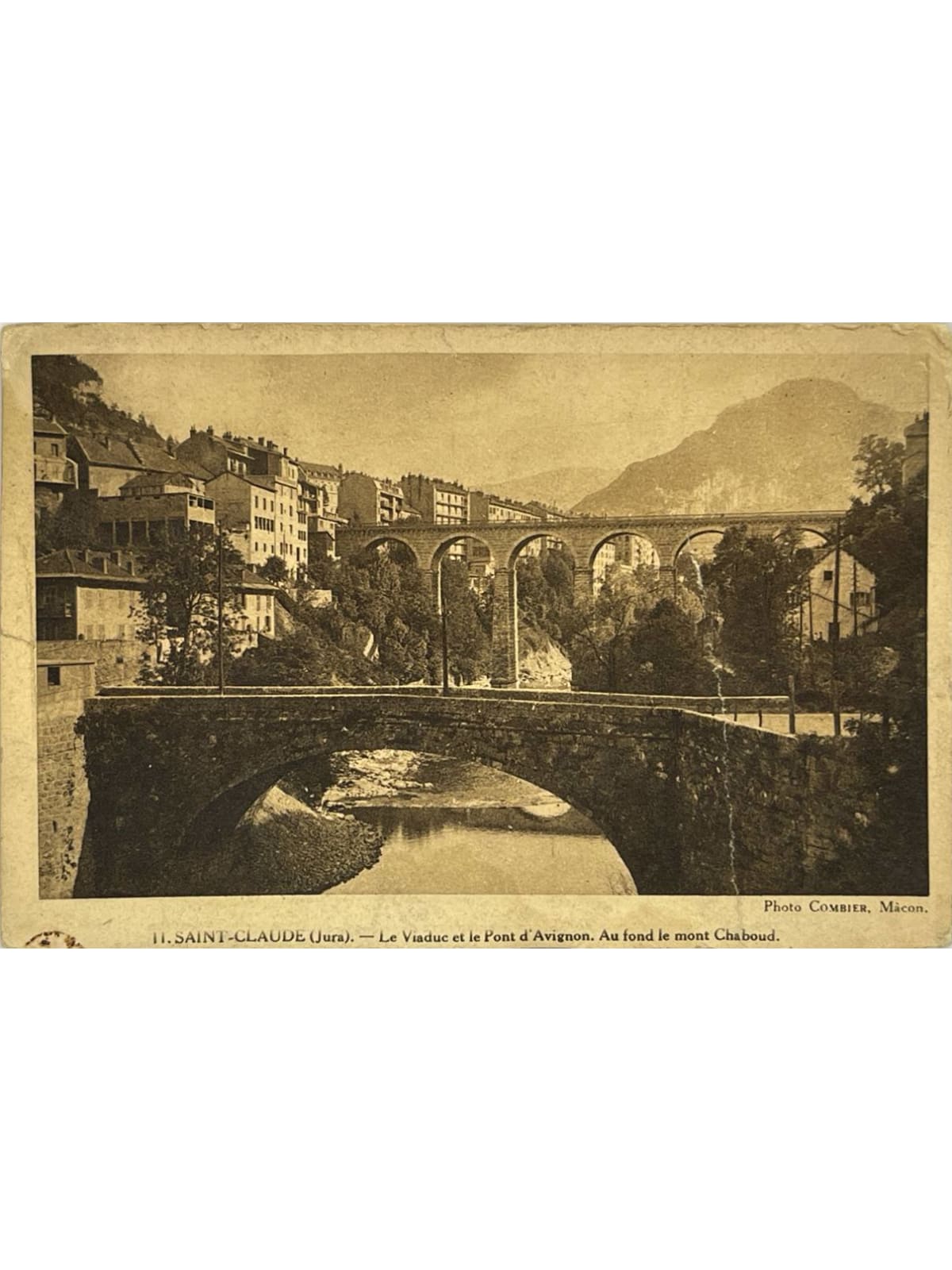 Recto de la carte postale