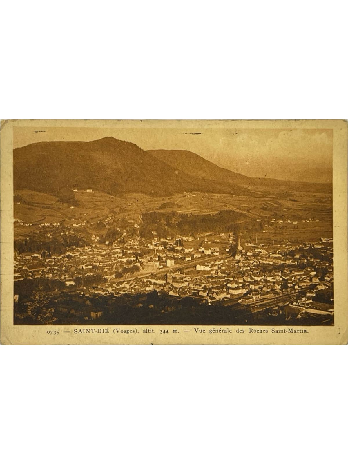 Recto de la carte postale