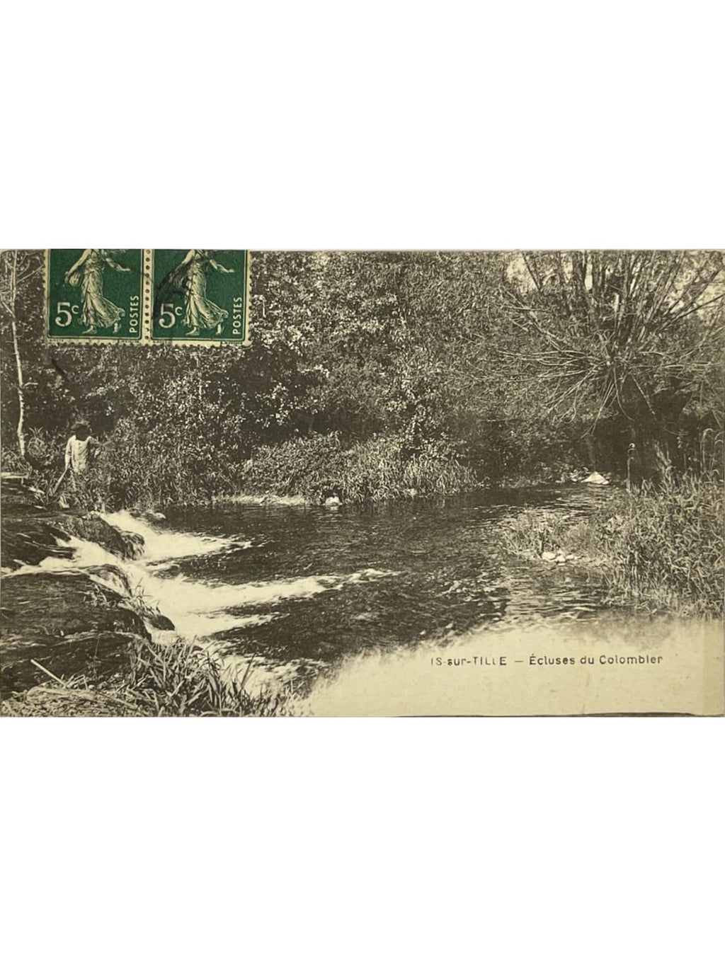 Recto de la carte postale