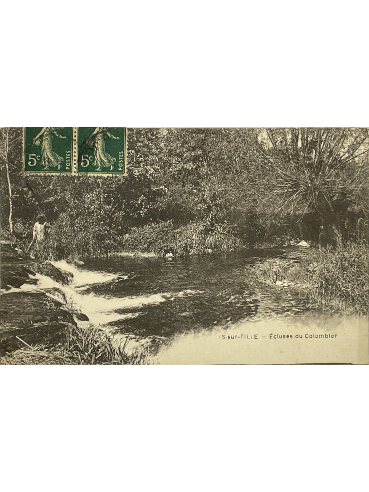 Recto de la carte postale